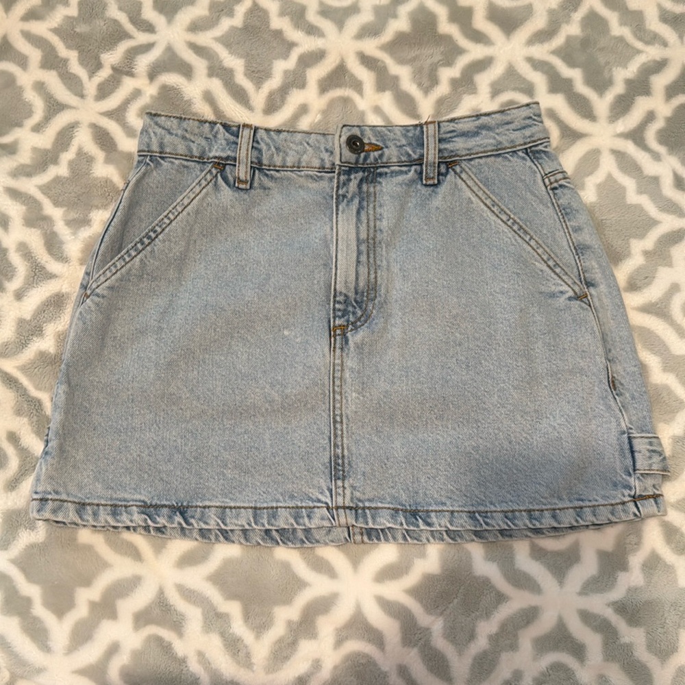 Cotton On Cargo Denim Mini Skirt Size 4